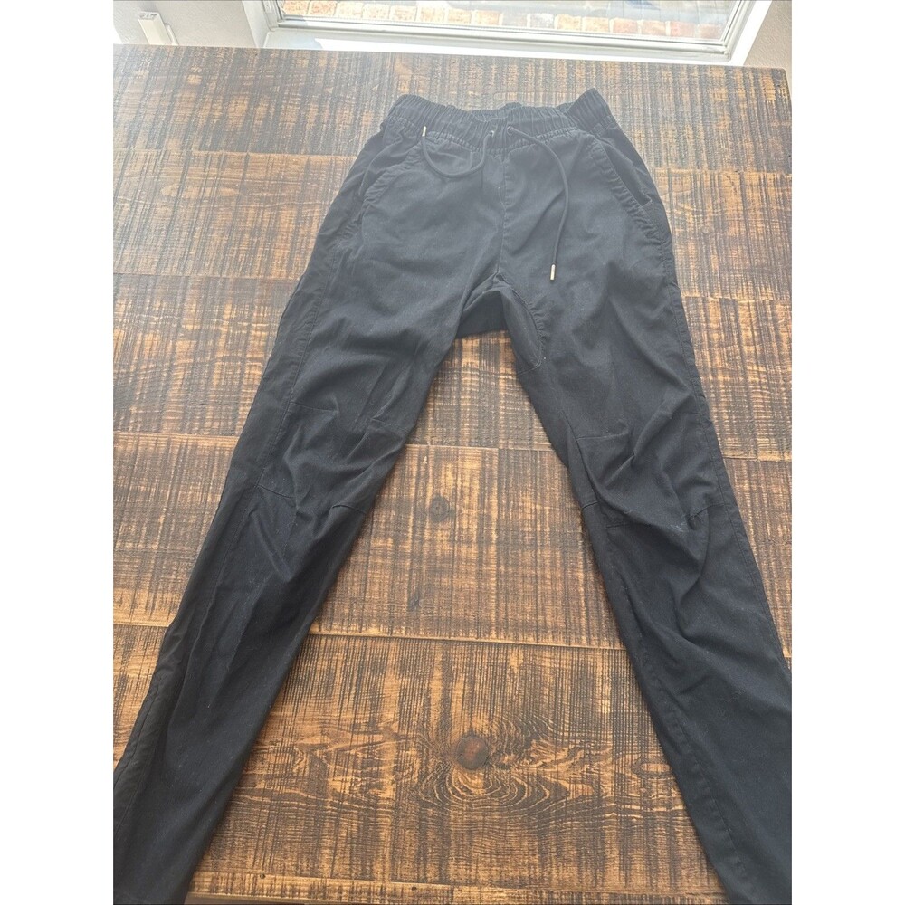 Vintage Y2K Nike FC Cargo Pants Women's XS Black Zipper On Bottom Drawstring